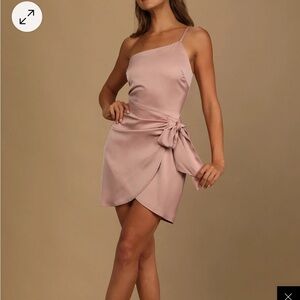 Lulus pink mini dress NWT
